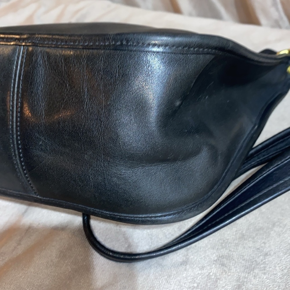 Coach Janice 9950 Black Leather Shoulder Bag - Picture 4 of 13